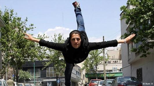 اولین دختر بدلکار ایرانی