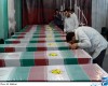 پیکر ۹۲ شهیدگمنام در معراج شهدای تهران  