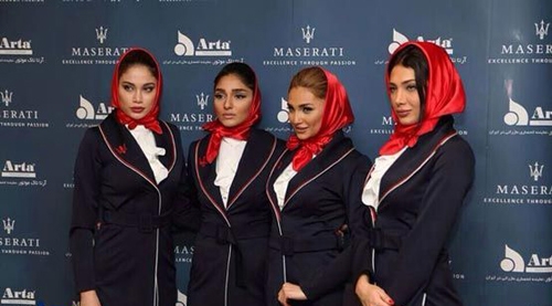 تصاویری از مراسم مازراتی با اجرای دختران جوان در تهران