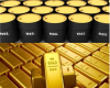 طلای جهانی ۱۳۰۴ دلار/رسیدن قیمت نفت به بالاترین رقم