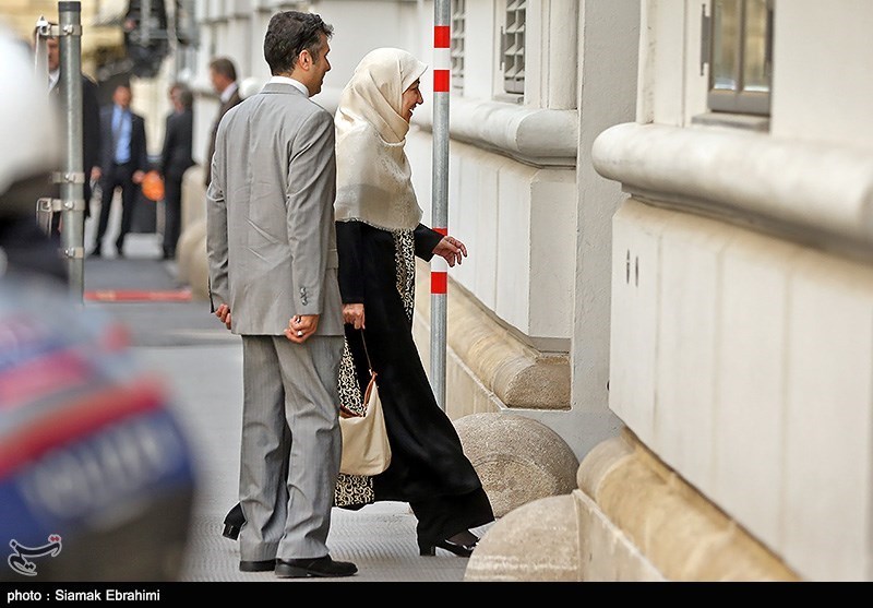 همسر ظریف در محل مذاکرات