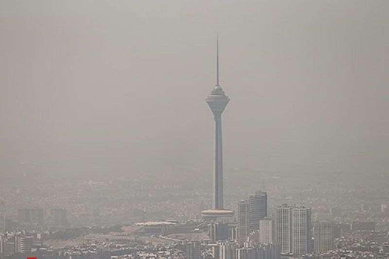 سومین روز متوالی آلودگی هوا در تهران/کیفیت ناسالم هوا برای همه افراد