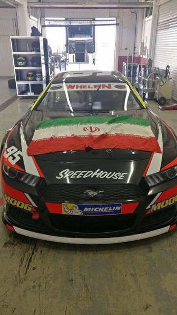 اولین ایرانی در مسابقات اتومبیل‌رانی ناسکار! +عکس