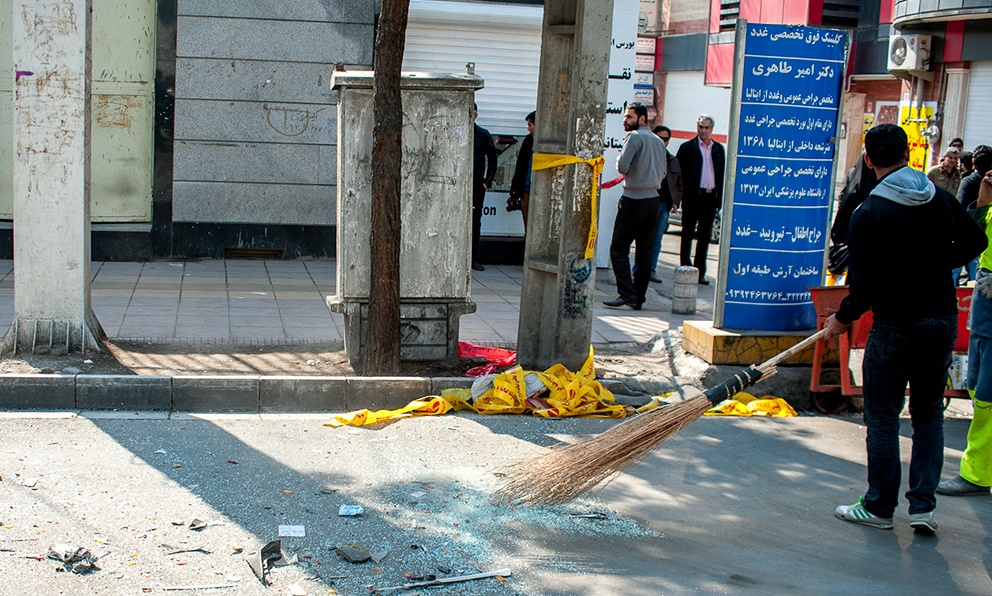 مرگ جنین چهارماهه در تصادف زن باردار با تاکسی