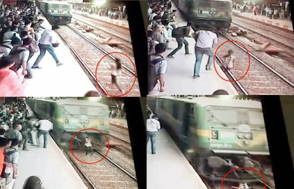 دختری که قطار از رویش رد شد اما زنده ماند! +عکس