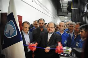 افتتاح خط تمام رباتيك سالن رنگ ایران خودرو