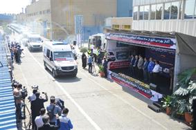 آمبولانس هاي پيشرفته ايران خودرو ديزل به ناوگان وزارت بهداشت پيوست