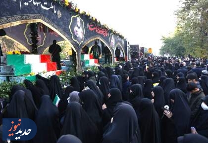 تشییع باشکوه فرزندان گمنام حضرت زهرا(س) در تهران