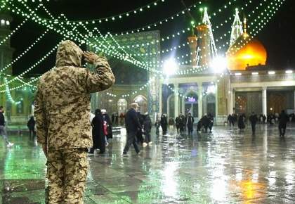 حال و هوای بارانی حرم حضرت معصومه(س) + تصاویر  <img src="/images/picture_icon.png" width="16" height="16" border="0" align="top">