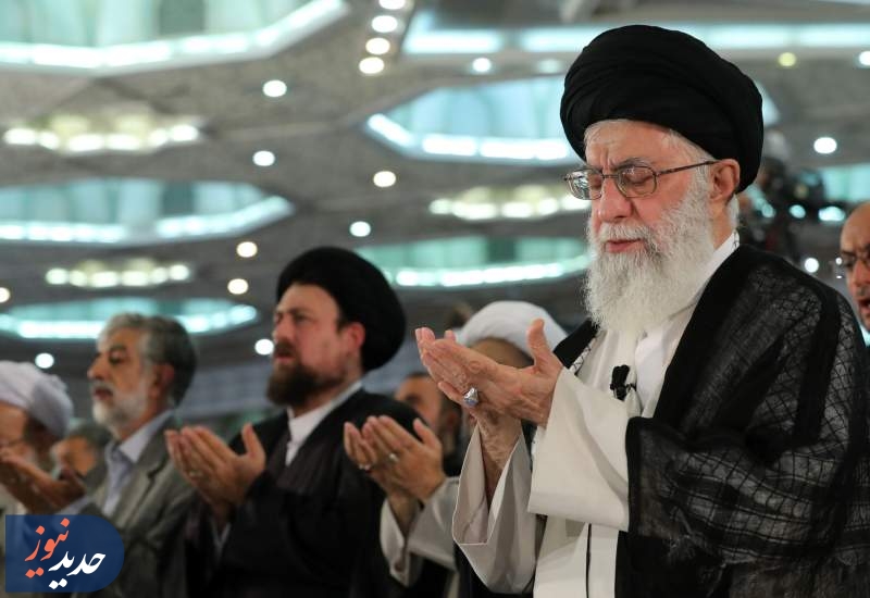 اقامه نماز عید سعید فطر به امامت امام خامنه ای