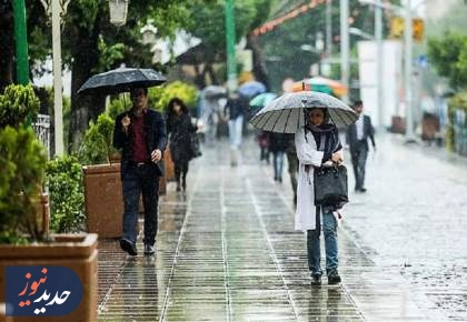 باد، باران و کاهش دما در پایتخت