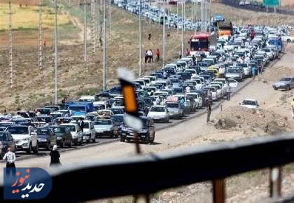 ترافیک سنگین در محورهای منتهی به مرزهای اربعین