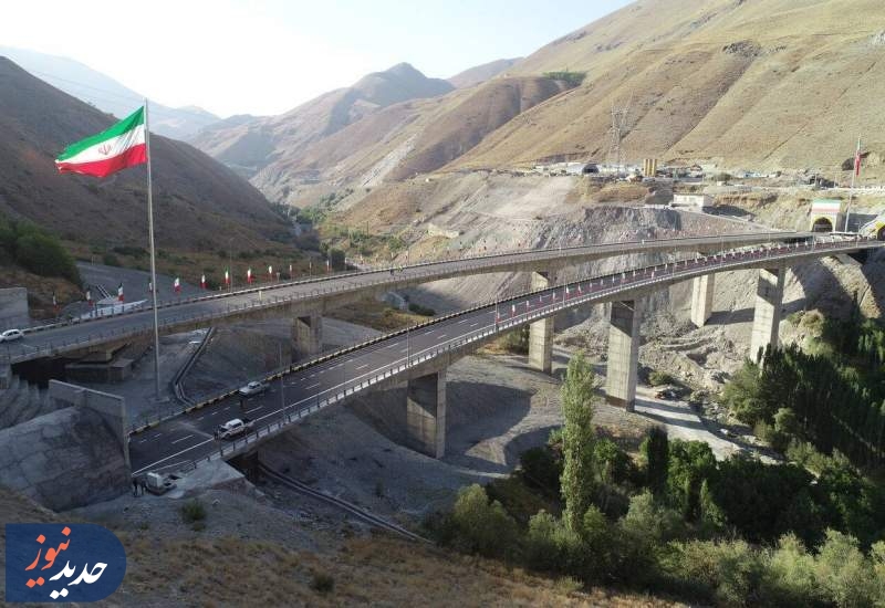 باند شرقی منطقه ۲ آزادراه تهران-شمال افتتاح شد