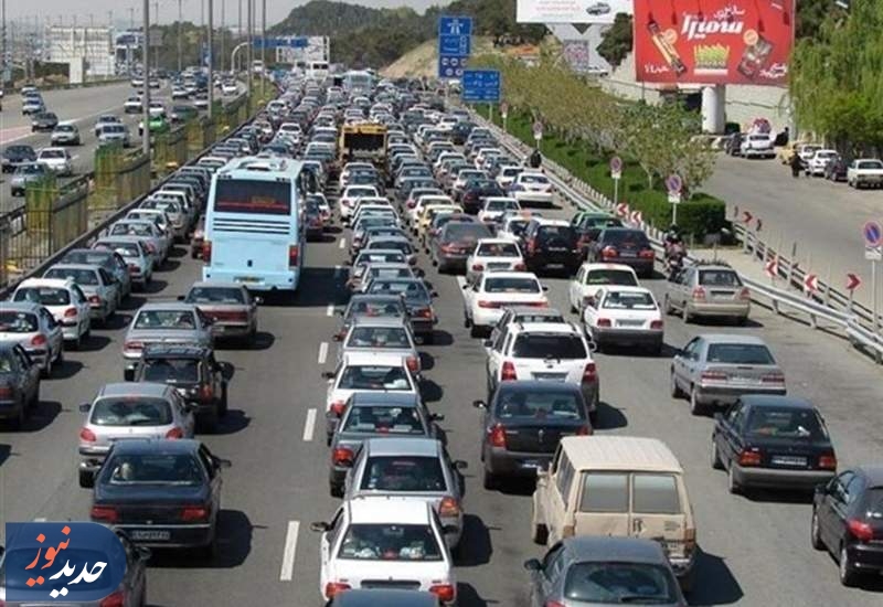 ترافیک فوق‌سنگین در محورهای شمالی کشور