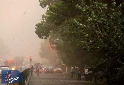 خیزش گرد و خاک در برخی مناطق کشور