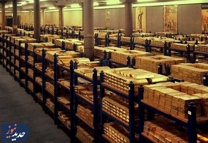 ذخایر طلای بانک مرکزی افزایش یافت