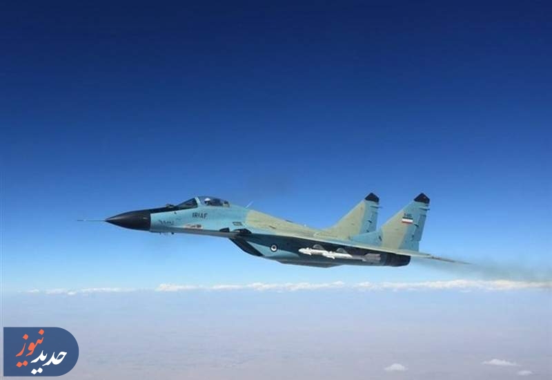 پرواز جنگنده میگ 29 ارتش بر فراز تهران