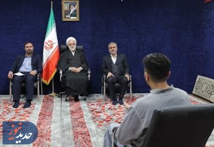 بازدید رئیس قوه قضاییه از ندامتگاهِ برخی از متهمین حوادث اخیر