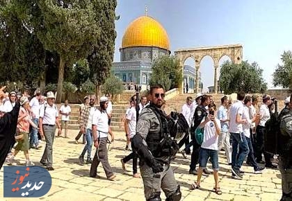  تعرض گسترده شهرک نشینان به مسجدالاقصی + تصاویر  <img src="/images/picture_icon.png" width="16" height="16" border="0" align="top">